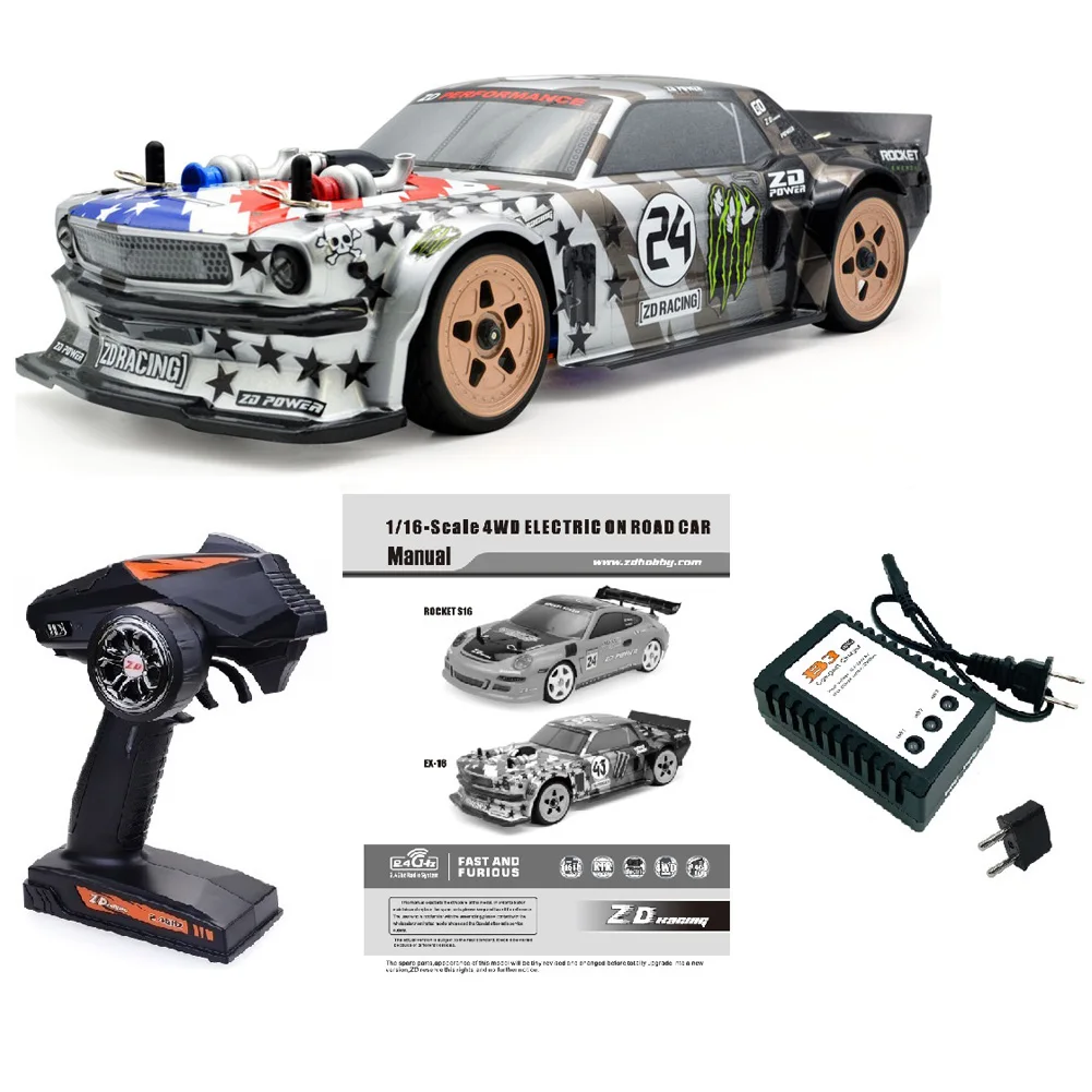 ZD Racing 1/16 RC Auto 40 km/h Hochgeschwindigkeits-Brushlessmotor 4WD RC Tournauto On-Road-Fernbedienungsfahrzeuge RTR Modellauto Geschenk