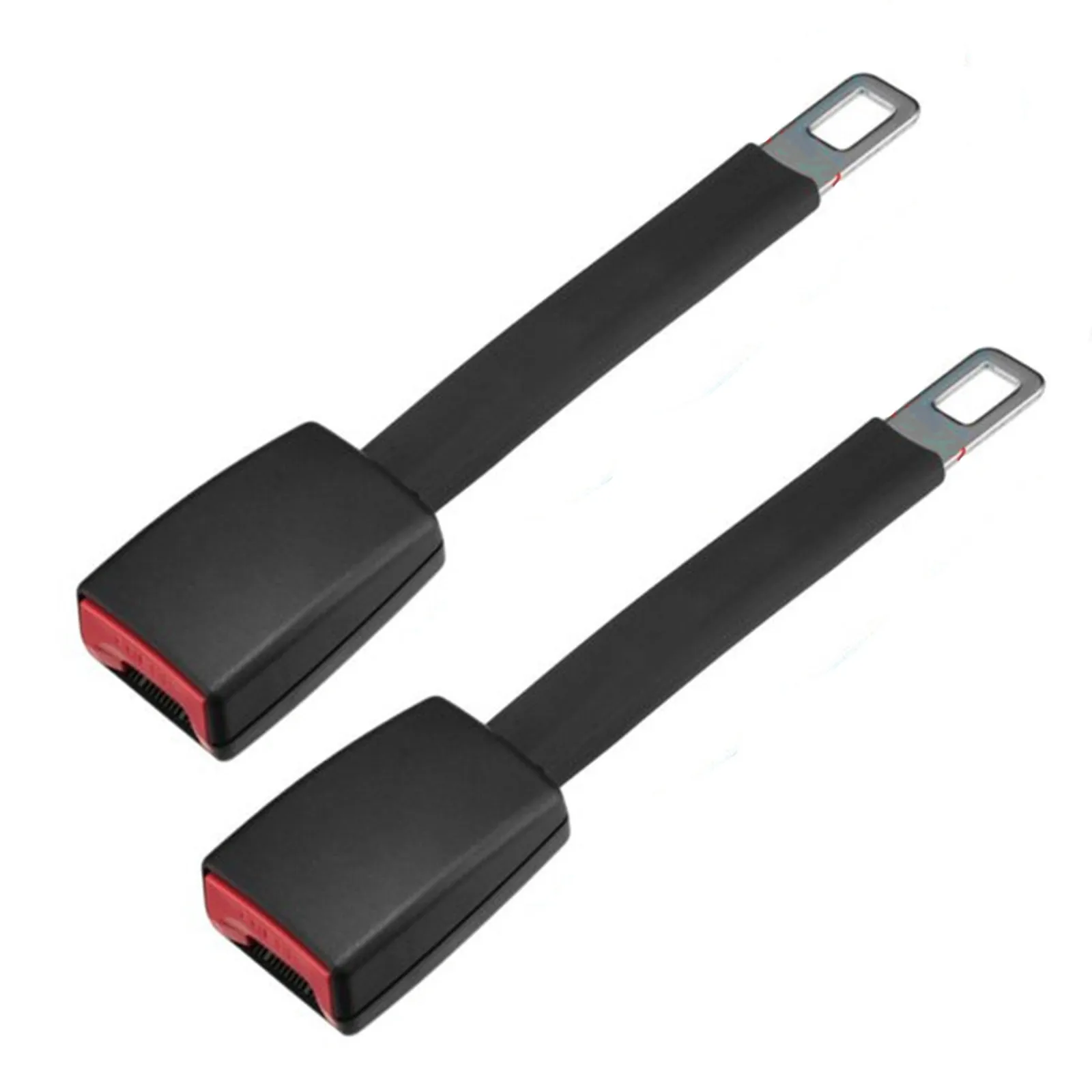 2PCS Auto Sitz Sicherheit Gürtel Extender Clip Verlängerung Auto Befestigungen Schnalle für Zunge Adapter Automotive Zubehör Universal Image
