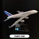 1:400 Metall Flugzeug Modell Replik Air France A380 Flugzeug Maßstab Luftfahrt Druckguss Miniatur