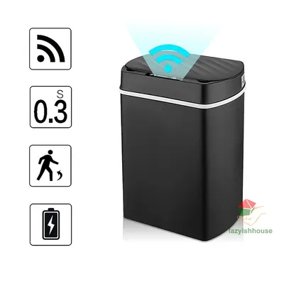 Smart Mülleimer für Küchenhaus Smart Home Mülleimer Papierkorb Bad automatische Sensor Mülleimer Mülleimer Reinigungs werkzeuge