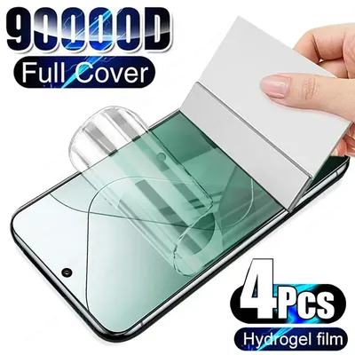 4Pcs Hydrogel Film Für Xiaomi Mi 14 Ultra 13T 13 Lite 12T 11T 11 10T 9T Pro Ultra Note 10 Screen Protector Für Mi 8 11 Lite Film