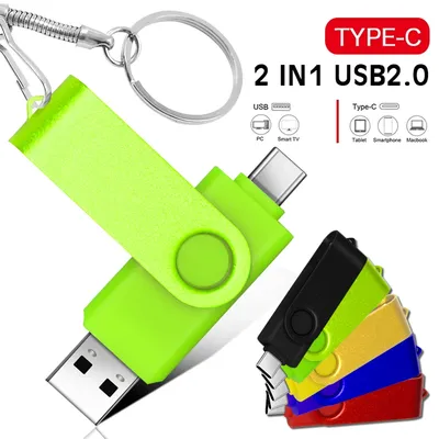 Tragbarer Typ c 128g Schlüssel Hochgeschwindigkeits-USB-Flash-Laufwerk otg USB-Stick 64g USB-Stick Image