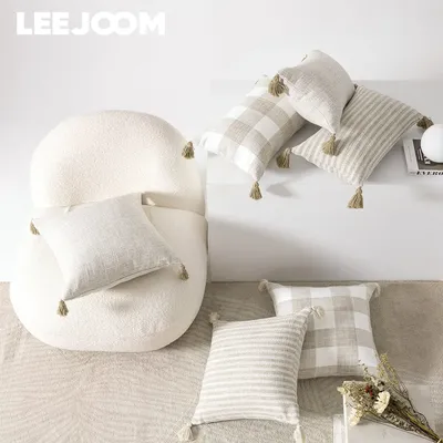 Leejoom Kissen bezüge dekorative Kissen bezüge Sofas itz Auto Kaffee Kissen bezug Wohnkultur Image