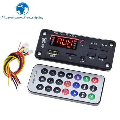 TZT MP3 Decoder Board Farbbildschirm Bluetooth V5.0 Auto MP3 Player USB Aufnahme Modul FM AUX Radio Image