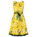 ApartFashion Damen Kleid, Zitrone-Multicolor, Normal
