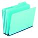 MYXIO 9300T13 Pressboard Expanding File Folders 1/3 Cut Top Tab Legal Blue (Box of 25) (9300T 1/3)