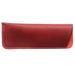 GENEMA Practical Soft Multi Pen Case Leather Holder Fountain Pen Sleeve Pouch Pure Color for Rollerball Gel Pen Pencil Eyewear