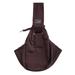 Pet travel bag One shoulder bag Portable one shoulder diagonal pet bag coffee