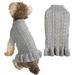Pet autumn and winter solid color soft clothes dog warm fried dough twist wool clothes l