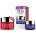 Olay Night Cream mini: Regenerist Retinol 24 Moisturiser for hydrated plump smooth skin 8 g & Olay Day Cream: Regenerist Microsculpting Mini Moisturiser (non SPF) 10g