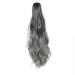 Wig Clip Ponytail Mid-length High Temperature Silk Wig Sweet Layered Wig