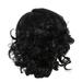 Skpblutn Human Hair Wig Wig Black Wave Synthetic Long Fashion Hair Wig Wigs Curly Women s wig Headband Wigs Black