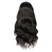 Skpblutn Human Hair Wig Hair Natural Long Colors Wig Black 70CM Curly Party Synthetic Female Wig Pretty wig Headband Wigs Black