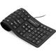 sungwoo Foldable Silicone Keyboard USB Wired Standard Keyboard Waterproof Rollup Keyboard for PC Notebook Laptop Full