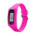 HuaChen Special Present! Pedometer Watch With LCD Display Walking Fitness Wristband Digital Step Count