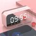 RBCKVXZ Bluetooth Speakers New Mirror Clock Alarm Bluetooth Small Wireless Speaker Mobile Phone Bracket Voice FM Desktop Alarm Clock Sound Can Display Temperature for Bedroom/Room