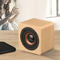 RBCKVXZ Bluetooth Speakers Portable Bookshelf Retro Wooden Bluetooth Mini Speaker Subwoofer Stereo Card Built-in Lithium Battery Bluetooth Speakers Wireless for Home/Party/Dorms/Travel