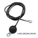 Leke 6.56Ft Steel Wire Rope Kit DIY Weight Multi Gym Cable Fitness Pulley