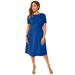 Plus Size Women's Fit & Flare Dress by Jessica London in Dark Sapphire (Size 20 W)