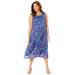 Plus Size Women's Printed Lace Dress by Catherines in Multi Mixed Medallion (Size 0X)