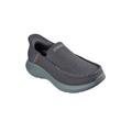 Extra Wide Width Men's Skechers® Casual GO WALK® Flex Slip-Ins by Skechers in Grey (Size 12 WW)