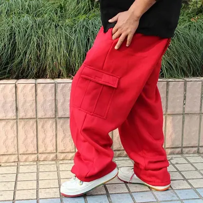 Hip Hop Streetwear Sweatpants Men Joggers Cotton Sweat Pants Baggy