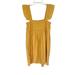 Madewell Dresses | Madewell Flutter Sleeve Square Neck Mini Dress Autumn Wheat Yellow | Color: Yellow | Size: M