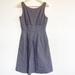 J. Crew Dresses | J Crew Fit & Flare Sleeveless Textured Dress | Color: Gray | Size: 2