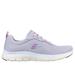 Skechers Women's Flex Appeal 4.0 - Brilliant View Sneaker | Size 8.0 | Lavender | Textile/Synthetic | Vegan | Machine Washable