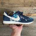 Nike Shoes | New Men Size 10 / Size 11.5 Women Nike Air Pegasus 83 Midnight Navy Floral Shoes | Color: Black/Blue/White | Size: 11.5