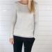 J. Crew Sweaters | J. Crew Chevron Stitch Boatneck Long Sleeve Knit Sweater Wool Blend Grey Xl | Color: Cream/Gray | Size: Xl