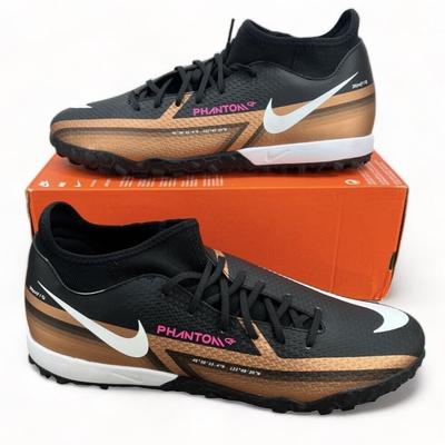 Nike Shoes | Nike Phantom Gt2 Academy Df Tf Black Gold Soccer Cleats Dr5966-810 Mens Sz 12.5 | Color: Black/Brown | Size: 12.5
