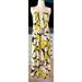 Anthropologie Dresses | Anthropologie Kenzie Parrot Drama Dress L | Color: White/Yellow | Size: L