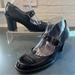 Nine West Shoes | Nine West Sz 9 Topline Black Leather Maryjane Heels | Color: Black | Size: 9