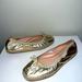 Kate Spade Shoes | New Kate Spade Clubhouse Metallic Leather Espadrilles Gold Shoes Size 7 | Color: Gold | Size: 7