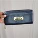 Michael Kors Bags | Michael Kors Navy Clutch Za Saratoga Continental Leather Zip Wallet | Color: Blue | Size: Os