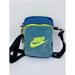 Nike Bags | Nike Bag Unisex Small Blue Yellow Heritage 2.0 Crossbody Utility Travel Item Nwt | Color: Blue/Yellow | Size: Os