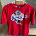 Adidas Shirts | Men’s Adidas Clippers T Shirt Red Size Medium | Color: Red | Size: M