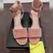 J. Crew Shoes | Nib Nwt New In Box Jcrew J.Crew Wide Strap Penny Sandals In Suede Frosted Taupe | Color: Pink | Size: 6