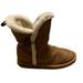 American Eagle Outfitters Shoes | American Eagle Women's Faux Fur Suede Winter Boots | Color: Tan | Size: 7