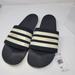 Adidas Shoes | New Adidas Adilette Comfort Slides Size 18 Men Sandals Black | Color: Black/White | Size: 18