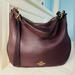 Coach Bags | Coach Hobo Leather Bag In Maroon Color | Color: Purple | Size: Os