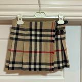 Burberry Bottoms | Burberry Wool Blend Skirt Size: 6 | Color: Red/Tan | Size: 6g