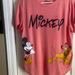 Disney Tops | Mickey & Minnie Mouse Tee | Color: Orange/Pink | Size: L