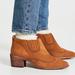 Madewell Shoes | Madewell The Grayson Brogue Chelsea Ankle Boot Tan | Color: Tan | Size: 8