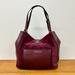 Michael Kors Bags | Michael Kors Plum Leather Tote Bag | Color: Purple/Red | Size: 11”H X 16”W