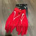 Nike Accessories | New Nike Superbad Football Gloves Padded Receiver Red Sz 2xl Dm0053-663 | Color: Red | Size: Xxl