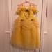 Disney Dresses | Disney Dress “Beauty And The Beast” | Color: Gold/Yellow | Size: 5tg