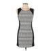 Divided by H&M Casual Dress - Bodycon: Gray Argyle Dresses - Women's Size 12