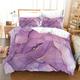 Duvet Cover Sets Purple Gold Marble Bedding Washable Kingsize Duvet Cover Sets Soft King Size Bedding Easy Care Double Duvet Set 220x240cm Includes Pillow Cases 2 Pack